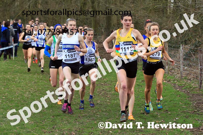 Senior Womens 2022 CAU Inter Counties Cross Country, Prestwold Hall, Loughborough.  Photo: David T. Hewitson/Sports for All Pics